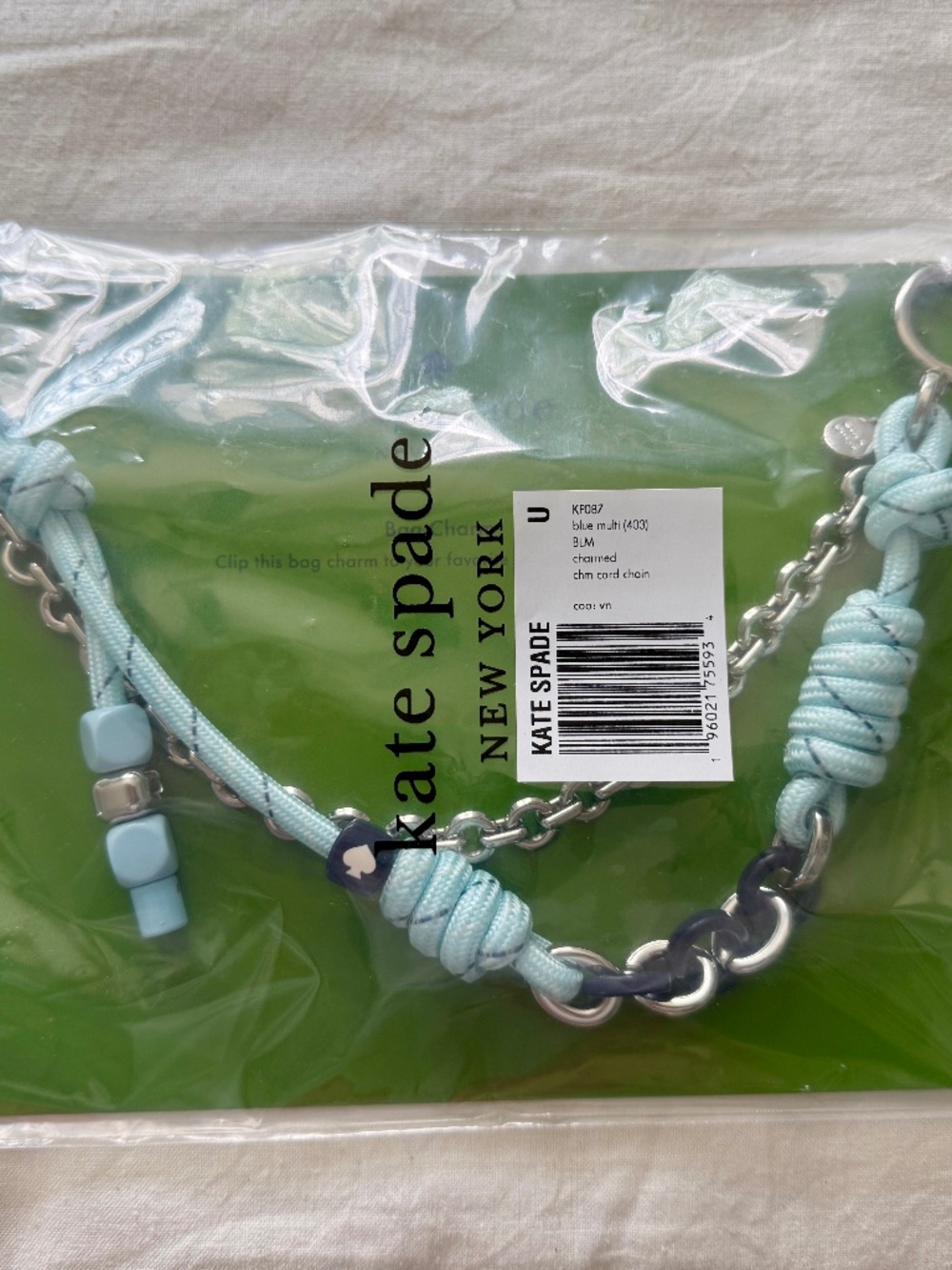 Kate Spade Charm Corded Rope Chain